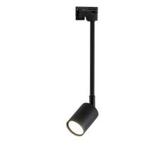 Sietynas ant stulpo bėgių sistemai TOP 1xGU10/10W/230V juoda
