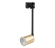 Sietynas ant stulpo bėgių sistemai TOP 1xGU10/10W/230V auksas/juoda