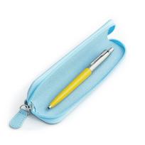 Parker Jotter Originals Yellow Tušinuko dovanų rinkinys su mėlynu dėklu