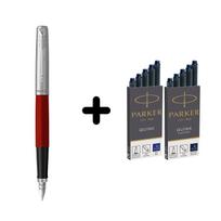 Parker Jotter Originals Red Plunksnakotis + tamsiai mėlynos ir mėlynos Parker kapsulės