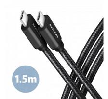AXAGON | Data and charging USB 3.2 Gen 1 cable, 1.5 m | BUCM3-CM15AB | USB Type C - USB Type C