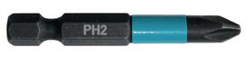 Sukimo antgalis Makita B-63725, PH2 50MM IMPACT BLACK 2 vnt. komplektas