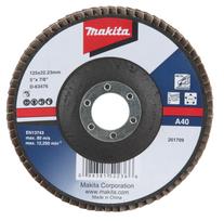 Lapeliniai diskai Makita D-63482-10 Economy type, 125x22.23 A60, metalui (10 vnt.)