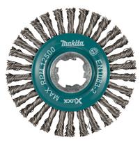 Vielinis šlifavimo diskas Makita D-73411, sukta viela, 0.5mm, Ø 115 mm, X-LOCK