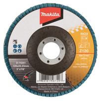 Lapeliniai diskai Makita D-74251, 125X22.3MM Z120, metalui, RST, (plokščias)