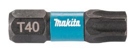 Sukimo antgalis Makita E-12669, T40X25mm, 25vnt. IMPACT BLACK