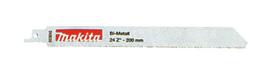 Tiesinio pjūklo pjūkleliai Makita P-04949, 200X0.9MM (24TPI), 5 vnt., metalui