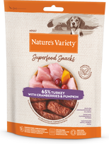 Nature's Variety Super Food Snacks Skanėstai šunims su kalakutiena 85 g