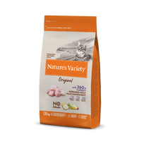 Nature's Variety Original Sterilized Cat Sausas maistas sterilizuotoms katėms su kalakutiena 1,25 kg