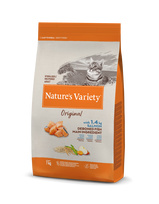 Nature's variety Original Sterilized Cat Sausas maistas sterilizuotoms katėms su lašiša 7 kg