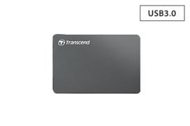 TRANSCEND StoreJet 25C3 HDD 6.4cm 2.5inch 1TB USB 3.0 Iron Grey