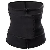 Sauna Waist Trimmer Belt for Women Sweat Weight Loss Waist Trainer Workout Slimming Shaper Waist Corset S