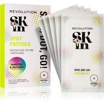 Revolution Skincare Skindividual Clearly Clarify Spot, Dot, Go! Salicylic Acid Spot Patches kaukės lapeliai probleminei odai nuo aknės 60 vnt.