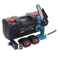 Mini akumuliatorinis grandininis pjūklas  6'' x2 baterijos 21V/ 2.0AH