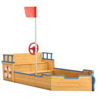 MEDINĖ SMĖLIO DĖŽĖ „CAPTAIN PIT“