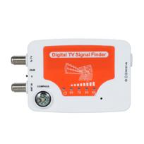 Skaitmeninės televizijos signalų ieškiklis Mini signalų ieškiklis Skaitmeninės antenos antžeminės televizijos antenos signalo stiprumas oranžinė/balta