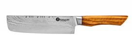 Damasko plieno peilis KAMAZAKI Nakiri KZI302KN 18cm