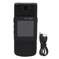 Mini kūno kamera 1080P infraraudonųjų spindulių naktinio matymo judesio aptikimo 180 laipsnių pasukimo objektyvas 1,54 colio