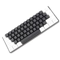 G61 Mini RGB klaviatūra LED foninis apšvietimas 61 klavišų Ergonomiškas Mechaninis pojūtis Laidinė žaidimų klaviatūra juoda