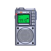 FM radijo skaitmeninis nešiojamas stereo garsiakalbis MP3 garso grotuvas Aukštos kokybės garso kokybė pilka
