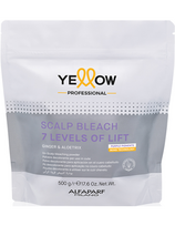 Yellow plaukų balinimo milteliai Yellow scalp bleach 7 levels of lift 500g