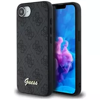 Guess 4G Script Logo MagSafe Apple iPhone 16e – dėklas telefonui juodos spalvos