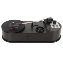 Nešiojamas patefonas, USB į MP3 keitiklis, palaikantis 33,45 PRM vintažinį grotuvą su 3,5 mm jungtimi