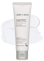 HOLIKA HOLIKA Less On Skin Vegan Shield Mineral SPF50+ apsauginis kremas nuo saulės, 50 ml