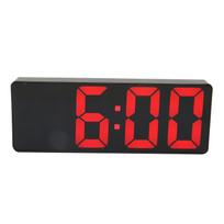 Skaitmeninis žadintuvas Elektroninis stalinis laikrodis su temperatūros rodymu Valdymas balsu Stačiakampis LED