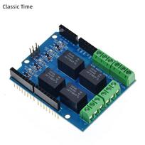 5V 4 kanalų relės skydo modulis Arduino UNO R3 ARM PIC AVR DSP elektroninei 4 krypčių keturių kanalų relės valdymo išplėtimo plokštei