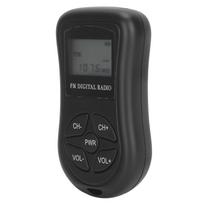 KDKA-600 Profesionalus radijas Mini nešiojamas FM stereo imtuvas LCD ekranas su ausinėmis