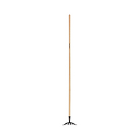 Grėblys FISKARS SOLID WOOD, 10 dantų, 25 cm, rožių