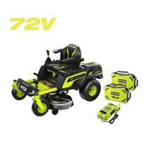 Akumuliatorinis vejos traktorius Ryobi RY72ZTRX107-210, 72 V, 2x10 Ah, 107cm