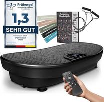 Sportstech inovacijos! VP250 vibracinė plokštė su elegantišku lenktu plonu dizainu Riebalus deginantis ir raumenis stiprinantis tylus variklis su 180 lygių 7+1 treniruočių programomis, įskaitant jogos galimybę, su "Bluetooth".