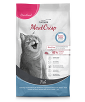 Platinum MeatCrisp sausas pašaras sterilizuotoms katėms su žuvimi - 3kg