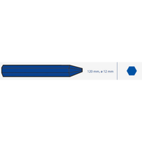 Kreidelė be etiketės Ø12mm, 120mm - Mėlyna