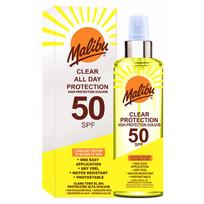 Malibu Clear Protection Spray Apsauginis purškiklis nuo saulės, SPF50
