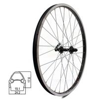 Priekinis ratas J19SB 24", v-brake, 32H, QR, kniedytas, dvigubas