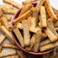 Duonos lazdelės sviesto ir česnako skonio, 500 g