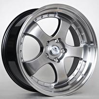 R19x8.5J 5X112 ET30 CB-66.6 Hyper Black/Lip Machined