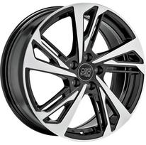 R18x8J 5X112 ET40 CB-66.6 Gloss Black Full Polished