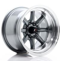 JR Wheels JR19 14x9 ET-25 4x100/114 Gun Metal w/ Machined Lip Alloy Wheel