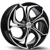 R16x6.5J 5X112 ET40 CB-66.6 Black Face Machined