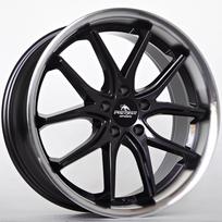 R19x8.5J 5X120 ET30 CB-72.6 Black Magic Lip Polished