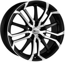 R19x8.5J 5X114.3 ET48 CB-72.6 Schwarz Matt Voll-Poliert (SMVP)