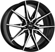 R19x8.5J 5X114.3 ET35 CB-72.6 Schwarz Glanz Voll-Poliert (SGVP)