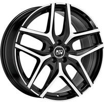 R18x8J 5X120 ET29 CB-72.6 Gloss Black Full Polished