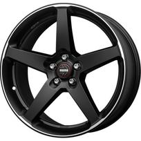 R19x8.5J 5X114.3 ET45 CB-72.3 Matt Black Polished