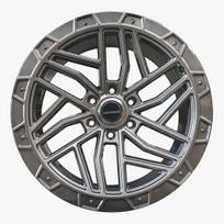 R20X9.5J 6X139.7 ET15 CB 106.2 Gloss Gun Metal