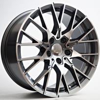 R18x9.0J 5X120 ET40 CB-72.6 Grey Face Machined